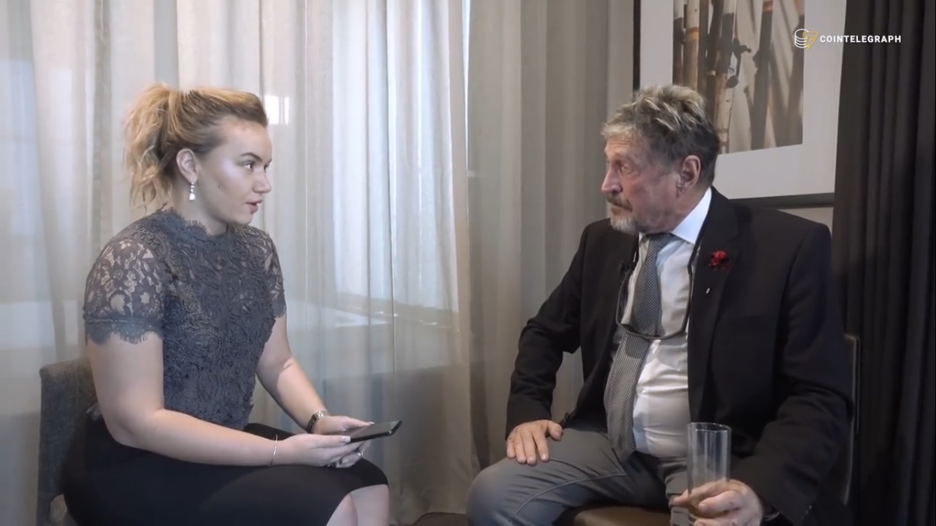 Interview with John McAfee - Cointelegraph