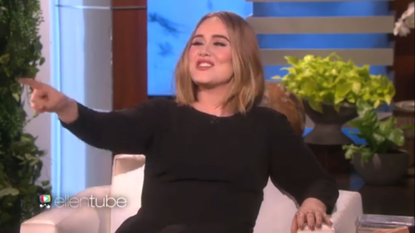 Adele Gets Candid with Ellen - British English Pronunciation Test  222