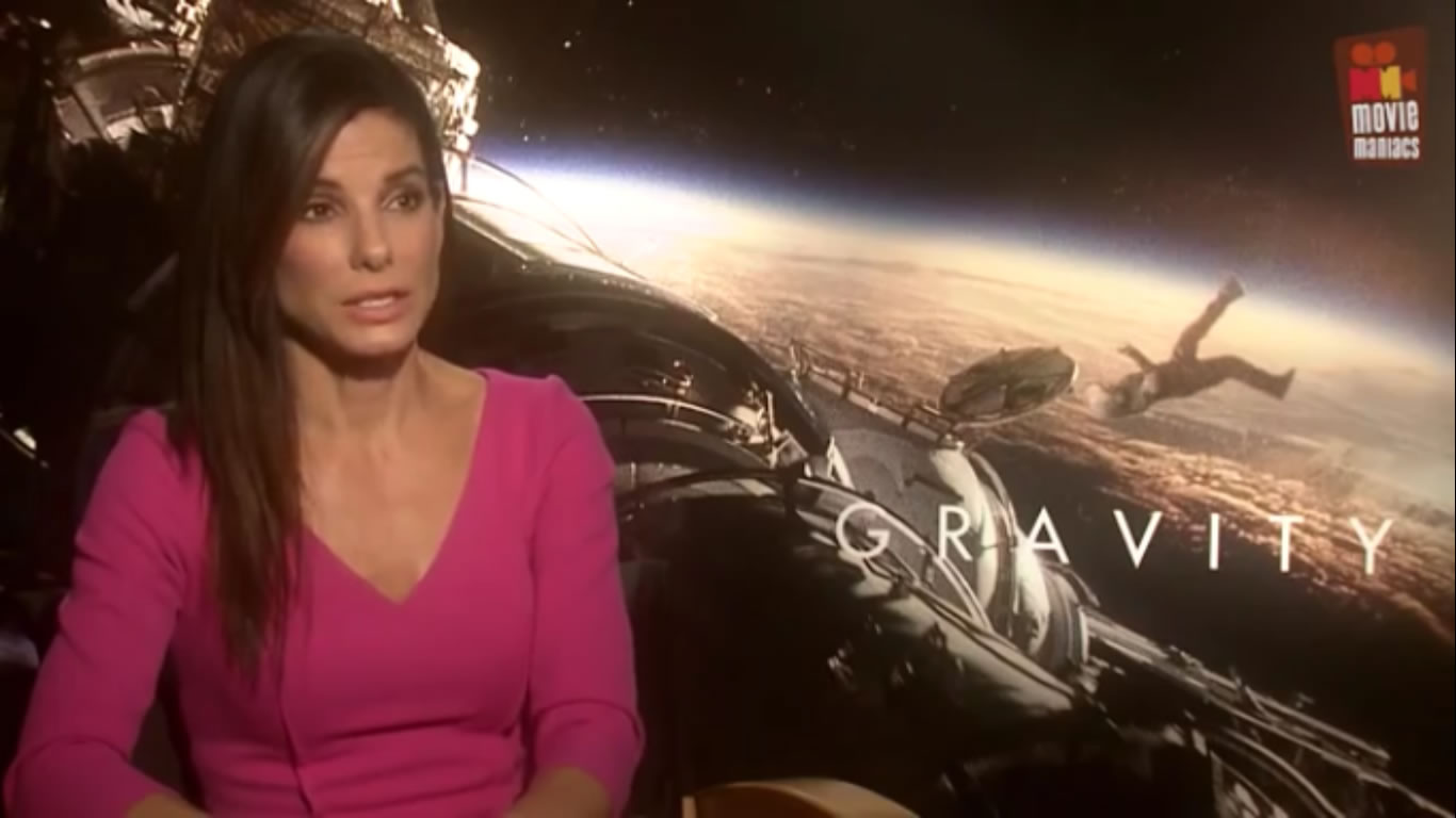 Gravity   Sandra Bullock EXCLUSIVE Interview - British English Pronunciation Test  230