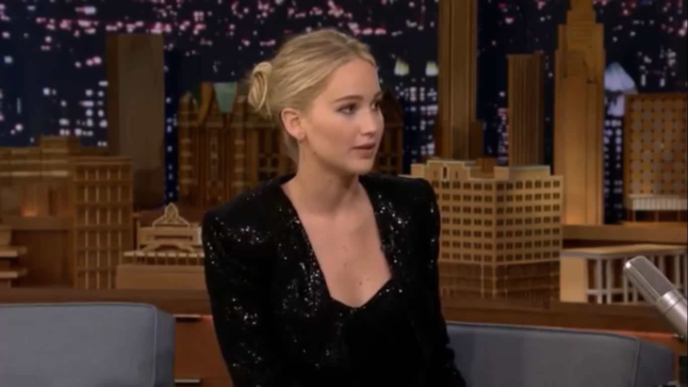 Jennifer Lawrence Used the Kardashians to Cheer Up While Filming 'mother!' - British English Pronunciation Test  232